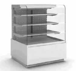 Купить витрина кондитерская es system k carina 05 self открытая 1,0 б/бок,б/фронт.панели,внут. ral9003 – цена от завода, доставка до двери | RuOborudovanie.ru