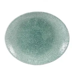 Купить блюдо овальное 31,7х25,5см, без борта, цвет raku jade green, studio prints rkjgop121 – цена от завода, доставка до двери | RuOborudovanie.ru