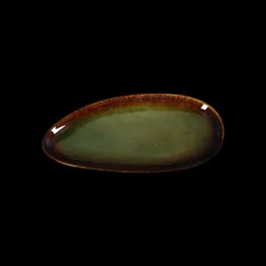 Блюдо овальное Corone Verde 255х115 мм синий+зеленый – купить в Челябинске по цене завода