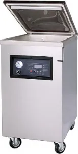 Напольный вакуумный упаковщик DZQ-400DC (нерж., газ) – купить по цене завода