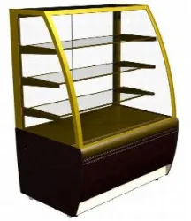 Купить витрина холодильная кондитерская k70 vv 1,3-1 standard 0102-0109 (вхсв-1,3д carboma люкс) – цена от завода, доставка до двери | RuOborudovanie.ru