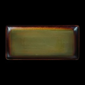 Блюдо прямоугольное Corone Verde 340х162 мм синий+зеленый – купить в Челябинске по цене завода