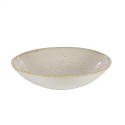 Купить тарелка глубокая 18,2см 0,426л, без борта, stonecast, цвет nutmeg cream snmsevb71 – цена от завода, доставка до двери | RuOborudovanie.ru
