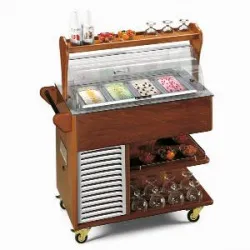 Купить тележка сервировочная морозильная tecfrigo carrellino gelato темн.орех в Челябинске – цена завода, доставка до двери | RuOborudovanie.ru