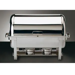 Мармит-чафиндиш Aps 12300Aps 9л S/S Maestro настольный с крышкой Rolltop,67х35х45см – купить в Челябинске по цене завода