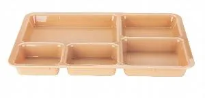 Поднос пластик с 5 отделениями Cambro 26,8X36,5X3,3См 1411Cp161 – купить в Челябинске по цене завода