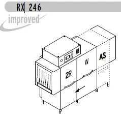 Купить машина посудомоечная dihr rx 246 as dx+dde+dr64+hr10 в Челябинске – цена завода, доставка до двери | RuOborudovanie.ru