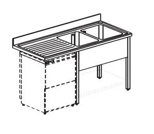 Ванна моечная Apach Chef Line L2S186-54Lwshd – купить по цене завода