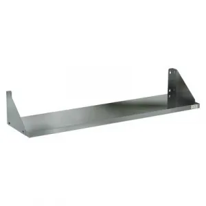 Полка настенная сплошная (нерж. сталь. aisi 430) ПК-90/40 900х400х300 – купить в Челябинске по цене завода