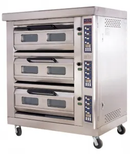 Печь статическая Kocateq EFO 6C с парогенератором 3-камерная с подом 85,5*65,5см – купить в Челябинске по цене завода