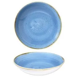 Купить тарелка глубокая 18,2см 0,426л, без борта, stonecast, цвет cornflower blue scfsevb71 – цена от завода, доставка до двери | RuOborudovanie.ru