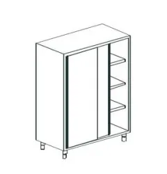 Купить шкаф закрытый apach chef line lhc18-157sd – цена от завода, доставка до двери | RuOborudovanie.ru