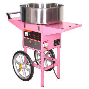 Аппарат сахарной ваты Starfood ET-MF-05 с тележкой (диам.520мм) розов.520х750х910мм – купить в Челябинске по цене завода