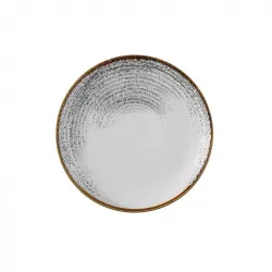 Купить тарелка мелкая 26см, без борта, цвет jasper grey, studio prints homespun accents hajgev101 в Челябинске – цена завода, доставка до двери | RuOborudovanie.ru