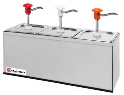 Купить дозатор для соусов с 3 помпами и 3 гастроемкостями gn1/6*200 мм kalando kd002 3 set в Челябинске – цена завода, доставка до двери | RuOborudovanie.ru