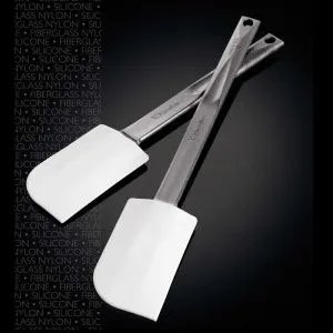 Лопаточка кондитерская 35СМ, силиконовая, ручка нейлон, T до 230*С 50Sc350 – купить в Челябинске по цене завода