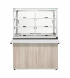 Купить прилавок холодильный luxstahl пх-1200 (цвет фасада h1277 акация лэйкленд светлая) в Челябинске – цена завода, доставка до двери | RuOborudovanie.ru