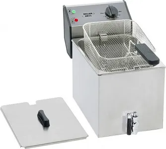 Фритюрница Roller Grill FD 80 R (1х8л) электр. 3,6кВт с1 краном для слива масла – купить в Челябинске по цене завода
