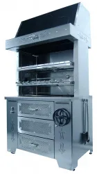 Купить мангал на древесном угле grill master умм/1 (для открытой веранды) в Челябинске – цена завода, доставка до двери | RuOborudovanie.ru
