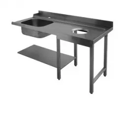 Купить стол сортировочный 1200 мм правый apach chef line l75441 в Челябинске – цена завода, доставка до двери | RuOborudovanie.ru
