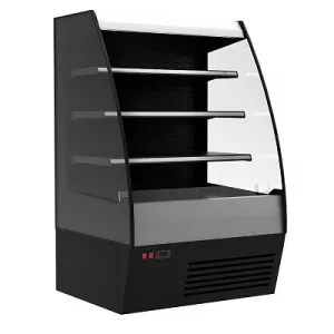 Горка холодильная F 16-08 Vm 1,0-2 (ВХСП-1,0 Carboma 1600/875) (9005 цвет черный) – купить по цене завода