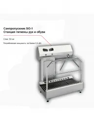 Купить санпропускник feleti so-1 (станция гигиены рук и обуви) в Челябинске – цена завода, доставка до двери | RuOborudovanie.ru