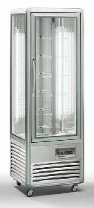 Шкаф кондитерский холодильный Tecfrigo Snelle 351R Cioccolato серебро – купить по цене завода