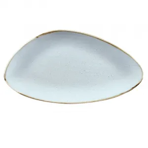 Блюдо треугольное Chefs 35,5Х18,8СМ, без борта, Stonecast, цвет Duck Egg Blue Sdestc351 – купить по цене завода