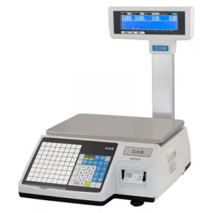 Весы торговые Cas CL3000-06P (TCP-IP) с печатью этикеток (120мм) со стойкой – купить в Челябинске по цене завода