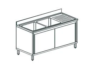 Ванна моечная Apach Chef Line L2S177-55Rwsd – купить по цене завода