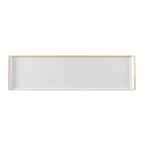 Поднос сервировочный прямоугольный 56Х15,3СМ, меламин, Buffet Stonecast Melamine, цвет Barley White – купить по цене завода