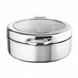 Купить чафинг-диш paderno 58176-36 с крышкой круглый 5 л d 36 см h 15см в Челябинске – цена завода, доставка до двери | RuOborudovanie.ru