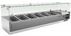 Витрина холодильная настольная Cooleq Vrx 1500/380 – купить в Челябинске по цене завода