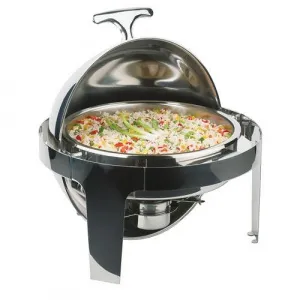 Мармит-чафиндиш Aps 12355Aps 5л S/S Elite круглый настол., с крышкой Roll-Top D45хH45см – купить в Челябинске по цене завода