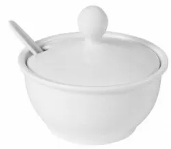 Купить соусник cameo imperial white с крышкой с ложкой h9cm d7,7см 120мл 210-35 в Челябинске – цена завода, доставка до двери | RuOborudovanie.ru