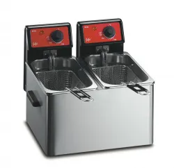 Купить фритюрница fri fri eco4 + 4(650104) с 2 ванной 2 x 3 - 4 л электрическая настольная в Челябинске – цена завода, доставка до двери | RuOborudovanie.ru