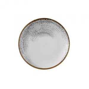 Тарелка мелкая 26СМ, без борта, цвет Jasper Grey, Studio Prints Homespun Accents Hajgev101 – купить в Челябинске по цене завода