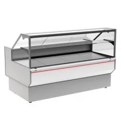 Купить витрина холодильная полюс gc95 sm 1,8-1 (вхс-1,8 carboma gc95) (0011-9003 боковины серые, декор белы – цена от завода, доставка до двери | RuOborudovanie.ru