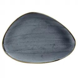 Купить блюдо треугольное chefs 35,6х25см, без борта, stonecast, цвет blueberry sbbstc361 – цена от завода, доставка до двери | RuOborudovanie.ru