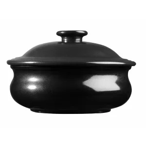 Горшок для запекания 0,43Л D14См, керамика, с крышкой, Rustics Simmer, цвет Black Zcbrlspt1 – купить по цене завода