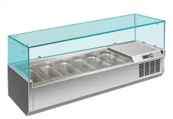Купить витрина для ингредиентов viatto vrx 1500/330 в Челябинске – цена завода, доставка до двери | RuOborudovanie.ru