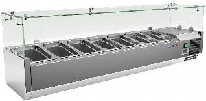 Витрина холодильная настольная Cooleq Vrx 1500/330 – купить в Челябинске по цене завода