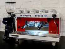 Кофемашина Sanremo Zoe Competition 2 гр. 220В автомат бело-красная – купить по цене завода