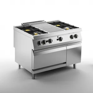 Плита газовая Apach Chef Line Slrstg129R4Fg со сплошной поверхностью газовая 900 серии – купить в Челябинске по цене завода