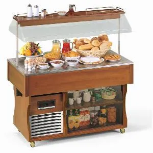 Стол шведский нейтральный Tecfrigo Isola 4M Neutral темный орех – купить по цене завода
