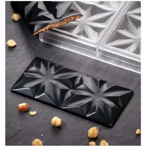 Форма для шок. "Chocolate Bar Edelweiss" 155Х77ММ H10Мм, 100ГР, 3 ячейки, п/к Pc5005 – купить в Челябинске по цене завода