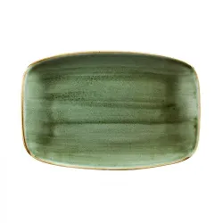 Купить блюдо прямоугольное chefs 30х19,9см, без борта, stonecast, цвет samphire green ssgsobl41 – цена от завода, доставка до двери | RuOborudovanie.ru