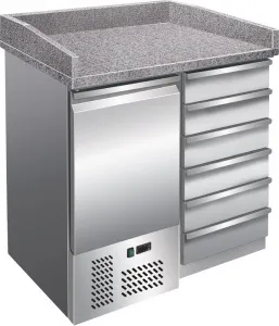 Стол для пиццы Koreco SPZ4001 (+2/+8) столеш.гранит 300л, 1дверь, 995х700х1020 – купить в Челябинске по цене завода