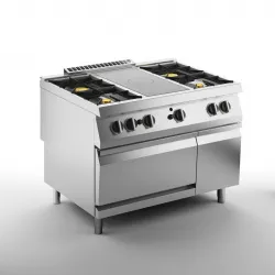 Купить плита газовая apach chef line slrstg129r4fg со сплошной поверхностью газовая 900 серии в Челябинске – цена завода, доставка до двери | RuOborudovanie.ru