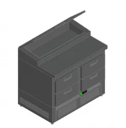 Купить стол для пиццы hicold pze1-22gn (1/3) в Челябинске – цена завода, доставка до двери | RuOborudovanie.ru